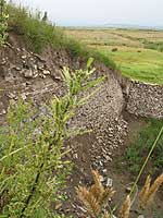 Fig. 5 Unearthed barbican gate at site of Mongol capital Shangdu (Xanadu), Zhenglanqi, Inner Mongolia