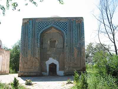 Photograph showing the Tughluq Tömur Khan mazar in Huocheng in 2004.