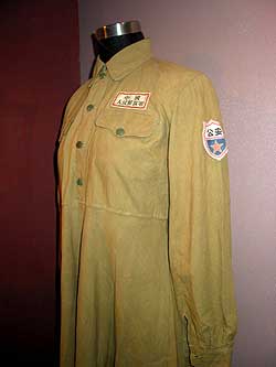 Unisex police jacket worn in the 1950s