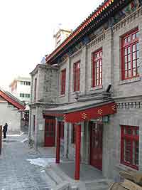 Fig. 13 A new building at Dongsi Mosque to be used as a museum and library of Islamic texts, and as a dormitory for resident students.