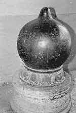 Fig. 14 The brass knob that inspired the Mosque's management committee to commission the building of a new Ming-style muezzin's tower. [AHG]