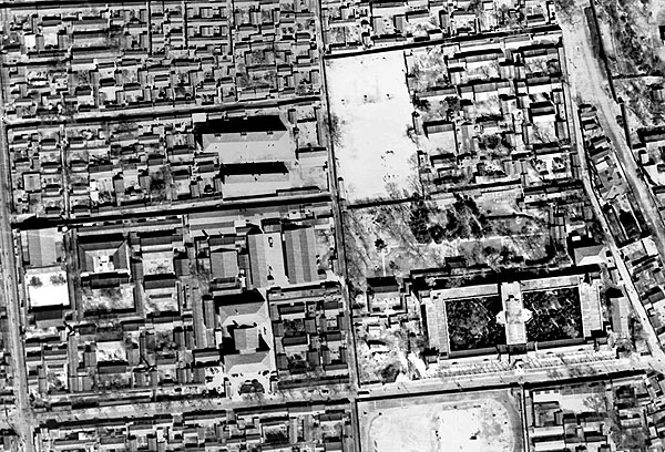 Prince Qing's Mansion is located to the left-hand side of this image, while Prince Tao's Mansion is to the right.