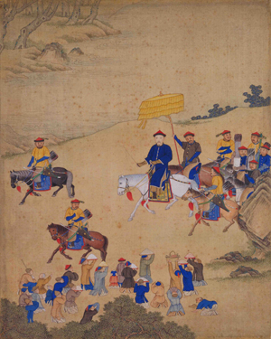 Arc quadrant for calculating zenith distance, Kangxi period. Courtesy of The Palace Museum, Beijing