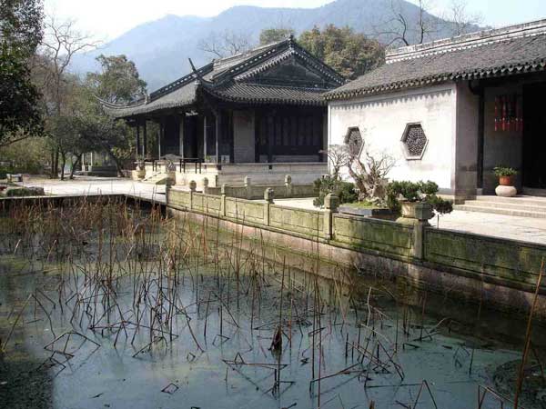 Wang Youjun Temple, the Orchid Pavilion Park, March 2009. [Photo: GRB]